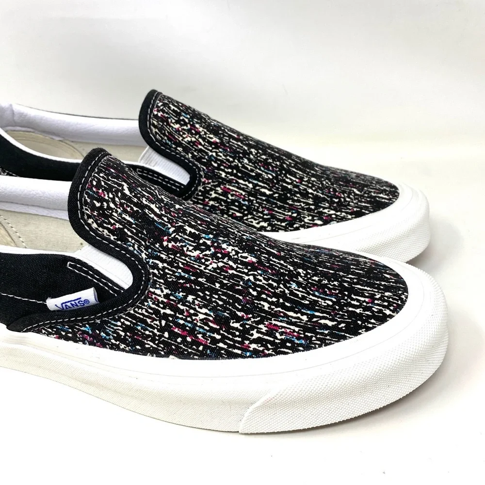 💖MEGA SALE💖VANS CLASSIC SLIP-ON 9 Canvas Black Men’s Sneakers VN0A3JEX9IE - Picture 3 of 11